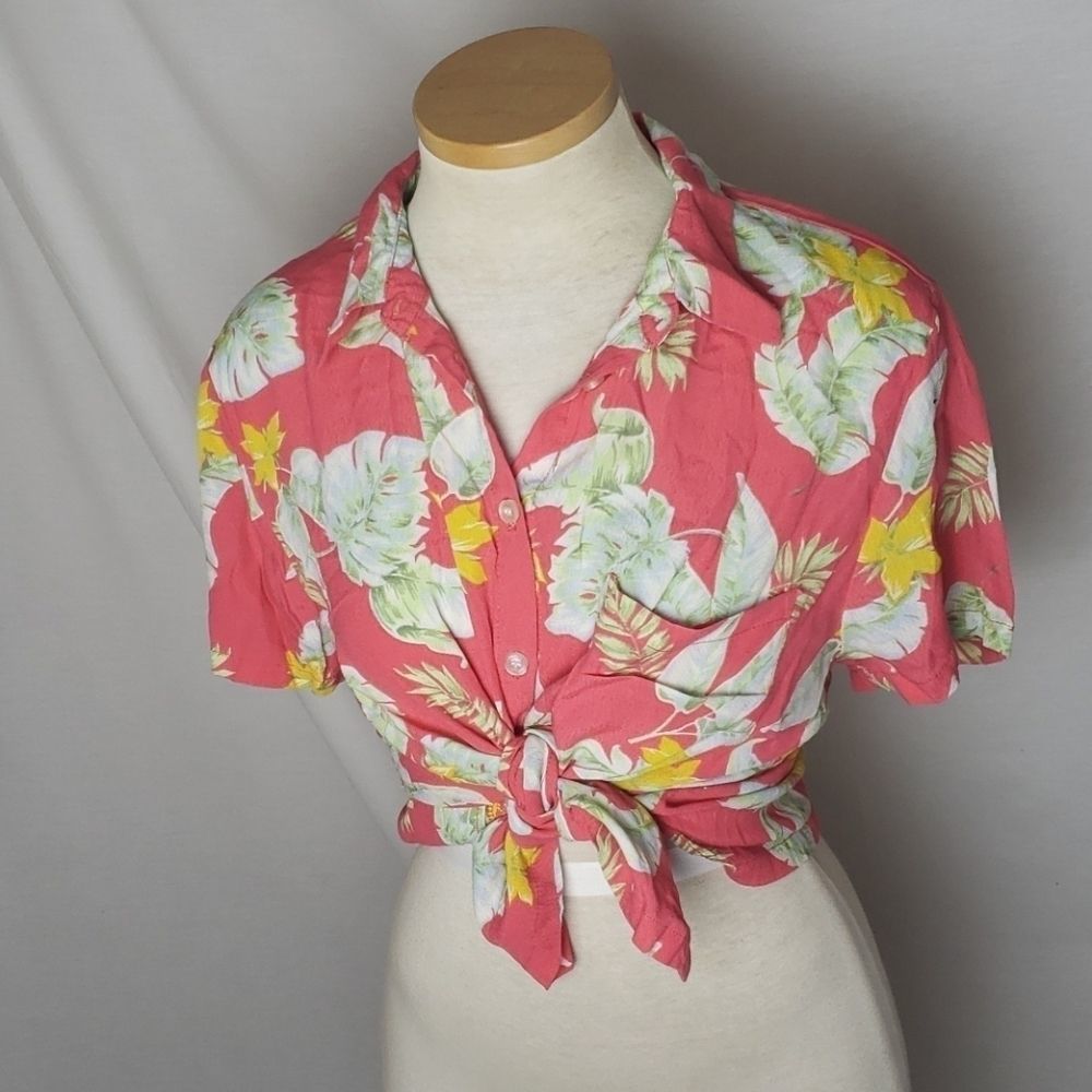 FOREVER 21 Hawaiian Blouse 0X